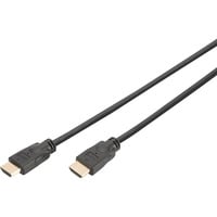 Digitus Cavo di collegamento HDMI Premium High Speed, con Ethernet, UHD 4K Nero