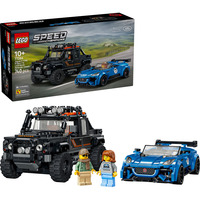 LEGO Speed Champions Jaguar Project 7 & Land Rover Defender, Giochi di costruzione Set con 2 Macchine Giocattolo e 2 Minifigure, Regalo 10+, Set da costruzione, 10 anno/i, Plastica, 740 pz, 863 g