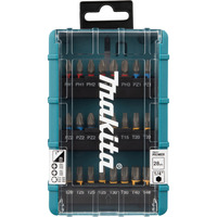 Makita Set di chiavi a bussola a torsione e punte Impact Premier, 28 pezzi, Set di bit blu