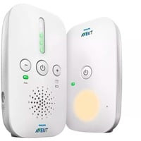 Philips Audio Monitors SCD502/26 babyfono Babyfono DECT 120 canali Bianco, Babyphone bianco/grigio, Babyfono DECT, 120 canali, 300 m, 50 m, 300 m, Bianco