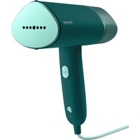 Philips Serie 3000 3000 Series STH3020/70, Ferro da stiro verticale a vapore portatile, Stiratrice verticale, 1000W, 120ml verde scuro, Ferro da stiro verticale a vapore portatile, Stiratrice verticale, 1000W, 120ml, Vapore per indumenti portatile, 0,12 L, 0,5 min, Verde scuro, Pulsanti, 20 g/min