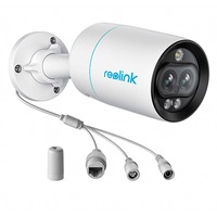 Reolink P330M Pallottola (forma) Telecamera di sicurezza IP Interno e esterno 3840 x 2160 Pixel Parete, Telecamera di sorveglianza bianco/Nero, Telecamera di sicurezza IP, Interno e esterno, Cablato, Google Assistant, 450 lm, 6500 K