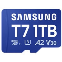 Samsung T7 microSDXC 1 TB, Scheda di memoria blu