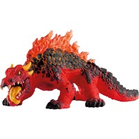 Schleich ELDRADOR CREATURES Lucertola magmatica, Gioco figura 7 anno/i, Lava World, Monsters and dragons, Nero, Rosso, Plastica