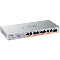 Zyxel XMG-108 Non gestito 2.5G Ethernet (100/1000/2500) Argento, Interruttore Non gestito, 2.5G Ethernet (100/1000/2500), Montabile a parete