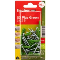 fischer SX Plus Green 5x25 S K 20, 567859 verde