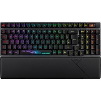ASUS ROG Strix Scope II 96 RX Wireless tastiera Gaming USB + RF Wireless + Bluetooth Nero, Tastiera da gioco Nero, 96%, Con cavo e senza cavo, USB + RF Wireless + Bluetooth, Interruttore ottico a chiave, LED RGB, Nero