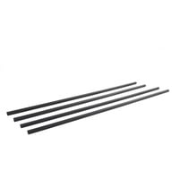 Alphacool Alpha Schlauch AlphaTube TPV 12,7/7,6 - 4x60cm Gerade Nero
