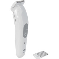 Braun Series 3 BG3530 rasoio elettrico / regolabarba / tagliabasette Grigio, Tagliacappelli grigio chiaro, Batteria, Grigio