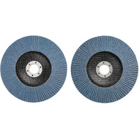 EINHELL Set di mop abrasivi 2 pezzi Ø 150mm, K40 / K80, Mola abrasiva 