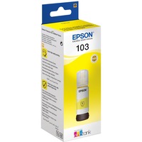Epson 103 EcoTank Yellow ink bottle (WE) Giallo, Epson, Epson L5190 / L3156 / L3151 / L3150 / EcoTank L3110, 65 ml, Ad inchiostro, Indonesia