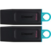 Kingston DTX/64GB-2P Nero/Turchese