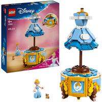 LEGO Disney Princess | 43266 Abito di Cenerentola, Giochi per Bambini 9+ con Espositore, Mini Bambolina e Personaggio di Gus, Giochi di costruzione Giochi per Bambini 9+ con Espositore, Mini Bambolina e Personaggio di Gus, Set da costruzione, 9 anno/i, Plastica, 474 pz, 524 g