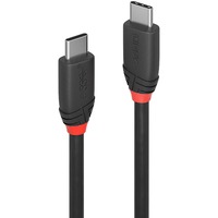 Lindy 36905 cavo USB USB 3.2 Gen 1 (3.1 Gen 1) 0,5 m USB C 10 Gbit/s Nero Nero, 0,5 m, USB C, USB C, USB 3.2 Gen 1 (3.1 Gen 1), 10 Gbit/s, Nero