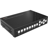 Lindy Switch KVM 5 porte Multiview senza interruzioni Nero
