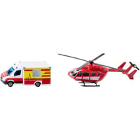SIKU SUPER Mercedes-Benz ambulanza e elicottero, Veicolo modello 