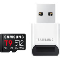 Samsung T9 microSDXC 512 GB, Scheda di memoria Nero