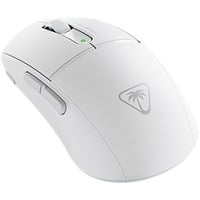 Turtle Beach Burst II Air - Mouse da gioco wireless da 2,4 GHz, ultraleggero da 47 g, sensore ottico a 26.000 DPI, batteria da 120 ore - Bianco bianco, 4 GHz, ultraleggero da 47 g, sensore ottico a 26.000 DPI, batteria da 120 ore - Bianco, Mano destra, Ottico, RF senza fili + Bluetooth, 26000 DPI, Bianco