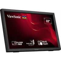 ViewSonic TD2223-2 Monitor PC 55,9 cm (22") 1920 x 1080 Pixel Full HD LCD Touch screen Nero, Monitor LED Nero (opaco), 55,9 cm (22"), 1920 x 1080 Pixel, Full HD, LCD, 6,5 ms, Nero