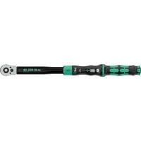 Wera Chiave dinamometrica con quadrato passante Click-Torque Lock C 3 R/L Nero/Verde