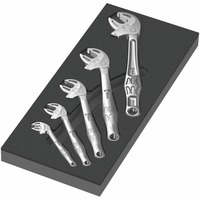 Wera Inserto in schiuma 6004 Joker set 1, 5 pezzi, Set di strumenti Nero/grigio