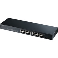 Zyxel GS-1900-24 v2 Gestito L2 Gigabit Ethernet (10/100/1000) 1U Nero Nero, Gestito, L2, Gigabit Ethernet (10/100/1000), Full duplex, Montaggio rack, 1U