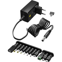 goobay Alimentatore universale, 36 watt, Alimentazione elettrica Nero