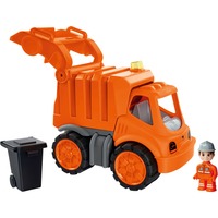 BIG Power-Worker Veicoli giocattolo arancione /grigio, Camion della spazzatura e set di binari, 2 anno/i, Arancione