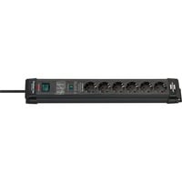 Brennenstuhl Multipresa Premium-Line 6 vie, Ciabatta Nero