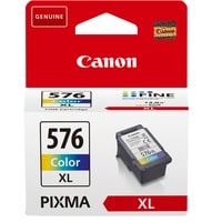 Canon CL-576XL cartuccia d'inchiostro 1 pz Originale Resa elevata (XL) Magenta, Giallo, Ciano Resa elevata (XL), Magenta, Giallo, Ciano, 12,6 ml, 1 pz, 300 pagine, Confezione singola