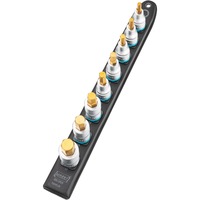 Hazet SmartRail 1/2" set di bussole esagonali interne, 8 pezzi, chiave combinata   Nero