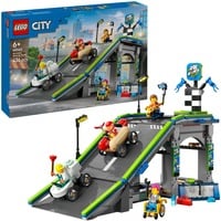 LEGO City Nessun limite: gara sulla pista a rampe, Giochi di costruzione Set da costruzione, 6 anno/i, Plastica, 436 pz, 954 g