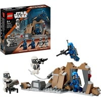 LEGO Star Wars 75373 Battle Pack Agguato su Mandalore, Gioco d'Avventura per Bambini 6+ con 4 Personaggi con Armi e Jetpack, Giochi di costruzione Gioco d'Avventura per Bambini 6+ con 4 Personaggi con Armi e Jetpack, Set da costruzione, 6 anno/i, Plastica, 109 pz, 148 g