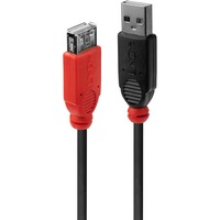 Lindy 42817 cavo USB USB 2.0 5 m USB A 0,48 Gbit/s Nero, Cavo di prolunga Nero, 5 m, USB A, USB A, USB 2.0, 0,48 Gbit/s, Nero