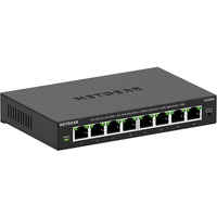 Netgear GS308E Gestito L2/L3 Gigabit Ethernet (10/100/1000) Nero, Interruttore Gestito, L2/L3, Gigabit Ethernet (10/100/1000), Full duplex