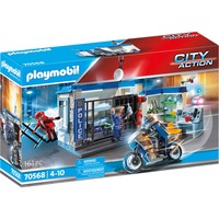 PLAYMOBIL City Action Fuga dalla Stazione di Polizia Set di figure giocattolo, 4 anno/i, Plastica, 161 pz, 1,22 kg