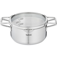 Tefal Nordica H8524435 padella 2,9 L Rotondo Acciaio inossidabile accaio, 2,9 L, Rotondo, Acciaio inossidabile, Acciaio inossidabile, Acciaio inossidabile, Ceramica, Gas, Alogena, Induzione, Piastra sigillata