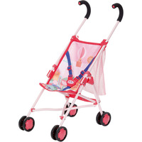 ZAPF Creation BABY born® Passeggino con borsa, Carrozzine bambola fucsia