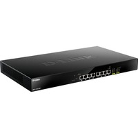 D-Link DMS-1100-10TP switch di rete Gestito L2 2.5G Ethernet (100/1000/2500) Supporto Power over Ethernet (PoE) 1U Nero, Interruttore Gestito, L2, 2.5G Ethernet (100/1000/2500), Supporto Power over Ethernet (PoE), Montaggio rack, 1U