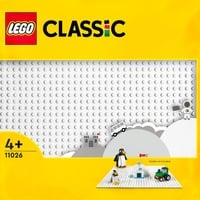 LEGO Classic Base bianca, Giochi di costruzione bianco, Set da costruzione, 4 anno/i, Plastica, 1 pz, 110 g
