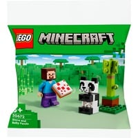 LEGO Minecraft Steve e Baby Panda, Giochi di costruzione Set da costruzione, 6 anno/i, Plastica, 35 pz, 26 g