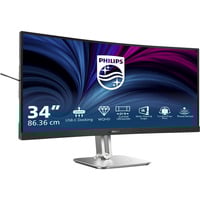 Philips Serie 5000 34B2U5600C/00 Monitor PC 86,4 cm (34") 3440 x 1440 Pixel Dual QHD LCD Grigio, Monitor LED grigio scuro/Argento, 86,4 cm (34"), 3440 x 1440 Pixel, Dual QHD, LCD, 4 ms, Grigio