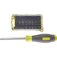 Ryobi Cacciavite RSD17PCS, con set di 17 punte, Set di bit verde/grigio