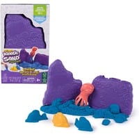 Spin Master Kinetic Sand, Project Planet, Barriera corallina con 227 g di sabbia da gioco blu e 2 attrezzi, materiali sostenibili concepiti per la salvaguardia dell'ambiente, giocattoli sensoriali per bambini dai 3 anni in su, Gioco di sabbia