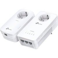 TP-Link TL-WPA1300P KIT 1300 Mbit/s Collegamento ethernet LAN Wi-Fi Bianco 2 pz, PowerLAN 1300 Mbit/s, IEEE 1901, IEEE 802.3, IEEE 802.3u, Tipo E/F, Gigabit Ethernet, 10,100,1000 Mbit/s, Wi-Fi 5 (802.11ac)