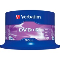 Verbatim VB-DPR47S3A DVD vergini DVD+R, 120 mm, Fuso, 50 pz, 4,7 GB