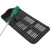 Wera 838 RA-R M Set 1, 05051061001, Set di bit Nero/Verde