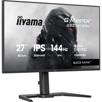 iiyama G-MASTER GB2741QSU-B1 Monitor PC 68,6 cm (27") 2560 x 1440 Pixel Nero, Monitor di gioco Nero (opaco), 68,6 cm (27"), 2560 x 1440 Pixel, Nero
