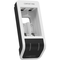 Ansmann Comfort Mini Batteria per uso domestico dC, USB bianco/Nero, Nichel-Metallo Idruro (NiMH), Stilo AA, Mini Stilo AAA