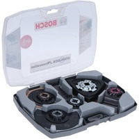 Bosch 2 608 664 624 accessorio per apparato multifunzione Set di lame, Impostare la lama per sega Set di lame, Universale, Bimetallo, Acciaio al carbonio (HCS), 8 pz, Scatola di plastica